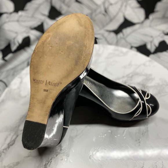 White House Black Market Brady wedges Sz 9 - Picture 2 of 4